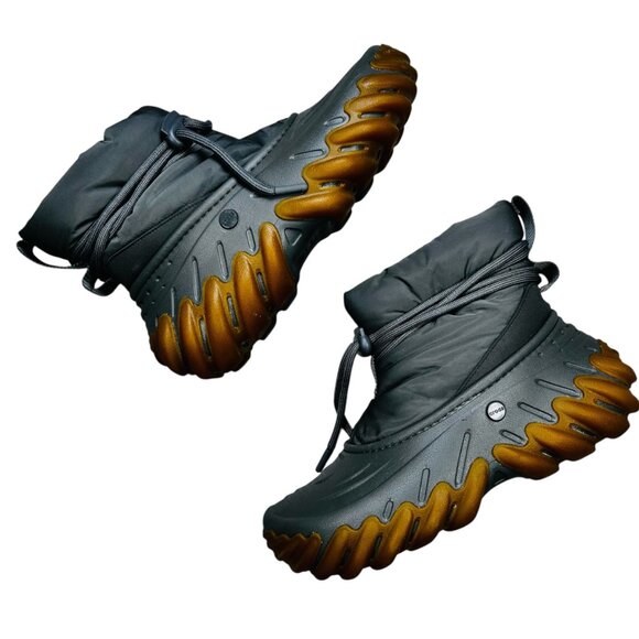 Crocs Echo Boot Clogs 11Men Olive Green Gum Puffy Outdoors Hiking - Picture 1 of 11